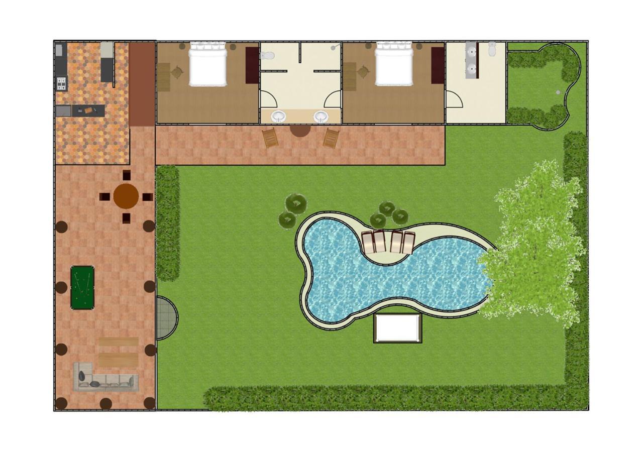 Villa Santai Canggu Esterno foto
